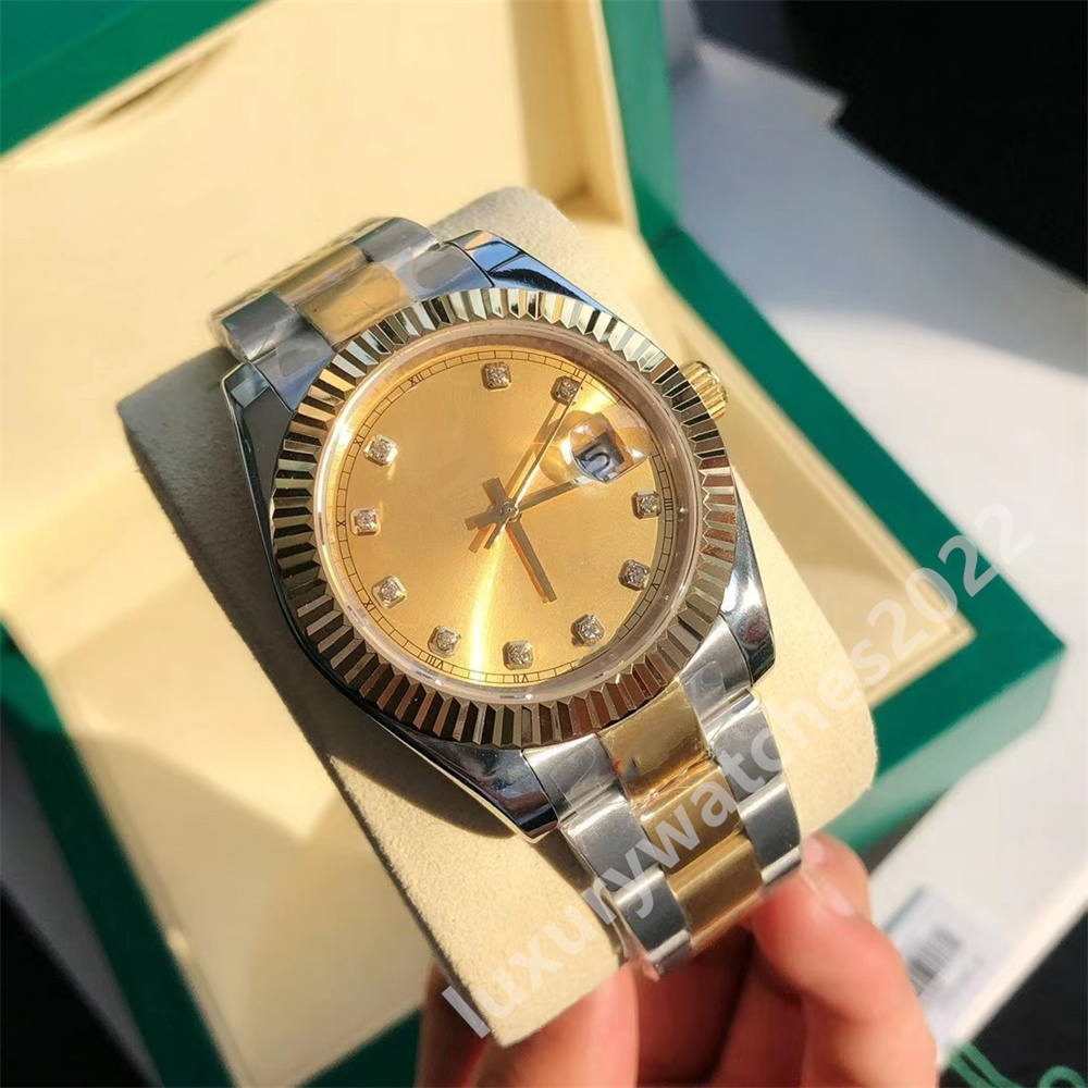 Mens 904L Watch 41mm Stainless Steel President Datejust asia 2813 Movement Mechanical Automatic Two Tone 5ATM Waterproof GS&factory Wristwatch, Watch case
Mens 904L Watch 41mm Stainless Steel President Datejust asia 2813 Movement Mechanical Automatic Two Tone 5ATM Waterproof GS&factory Wristwatch, Watch case