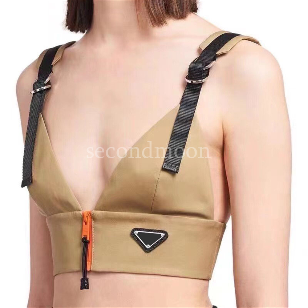 Triangle Badge Designer Tanks Women Sexy Vest Tops Summer Breathable Woman Vests Party Fashion Tee Clothing, Khaki
Triangle Badge Designer Tanks Women Sexy Vest Tops Summer Breathable Woman Vests Party Fashion Tee Clothing, Khaki