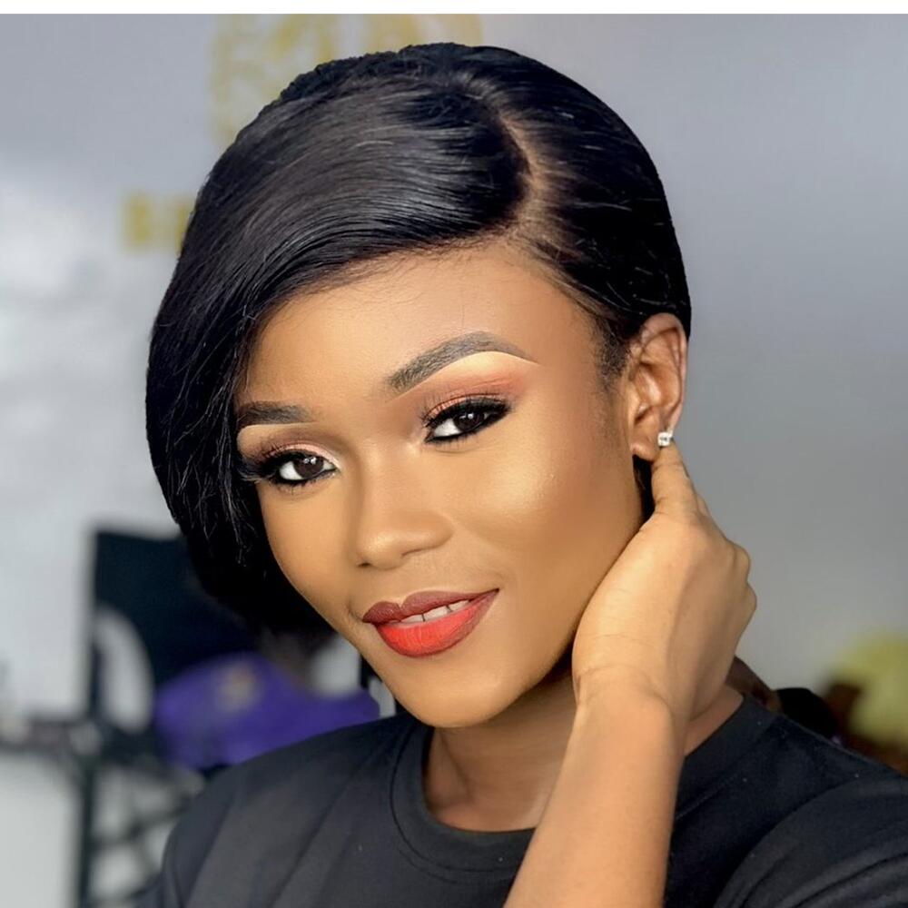Short Pixie Cut T Part Lace Wig Transparent Straight Bob Human Hair Wigs 13x4x1 Preplucked Hairline For Black Women Brazilian, #1b
Short Pixie Cut T Part Lace Wig Transparent Straight Bob Human Hair Wigs 13x4x1 Preplucked Hairline For Black Women Brazilian, #1b