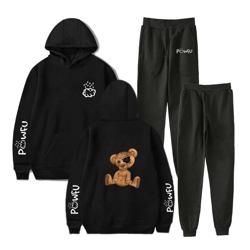 Men's Tracksuits Rapper Singer Powfu Tracksuit Men Sets Fashion Sporting Suit Hooded Sweatshirt Sweatpants Mens Clothing 2 Pieces SetMen's, 001
Men's Tracksuits Rapper Singer Powfu Tracksuit Men Sets Fashion Sporting Suit Hooded Sweatshirt Sweatpants Mens Clothing 2 Pieces SetMen's, 001