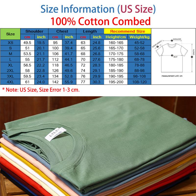 Men's T-Shirts 240G Xs-4Xl Men Male Summer Casual Tshirts Short Drop Shoulder Cotton Basic Plain Solid Tee Shirts Women Plus Sizem
