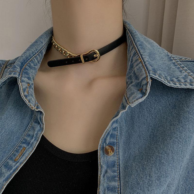 Chokers In 1 Leather Belt Choker Charm Chain Bracelets For Women Double Layers Wrap Bracelet Female Gifts Fashion Jewelry WholesaleChokers
Chokers In 1 Leather Belt Choker Charm Chain Bracelets For Women Double Layers Wrap Bracelet Female Gifts Fashion Jewelry WholesaleChokers