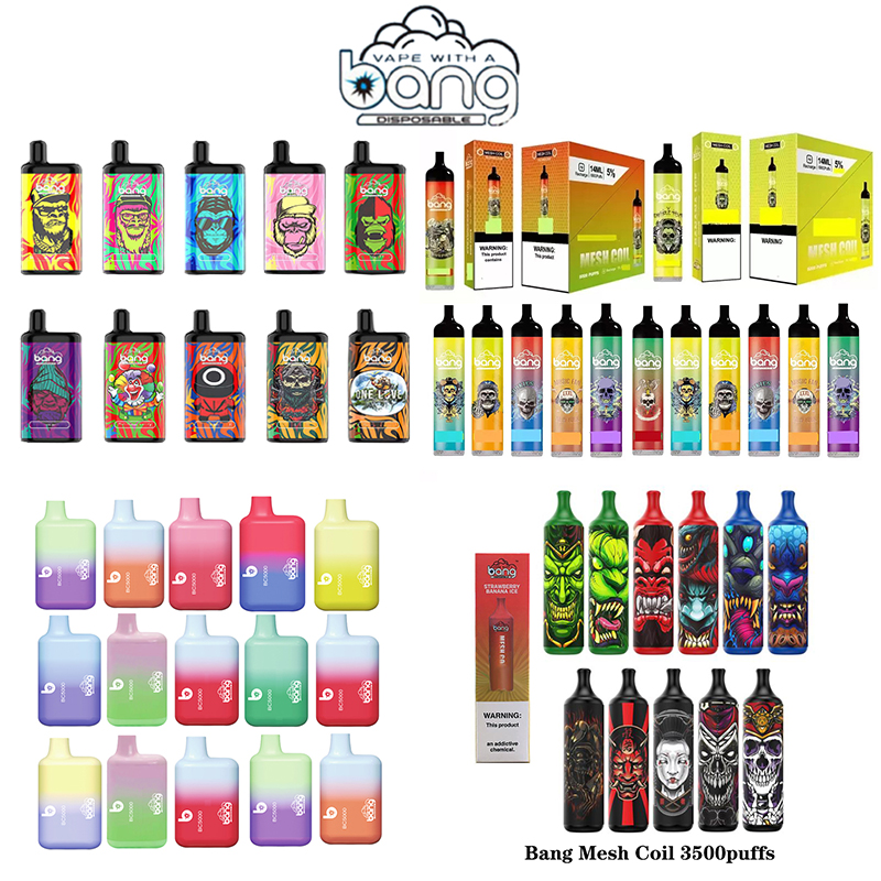Bang Disposable battery BC5000 XXL 6000 puffs Mesh coils 7000 Vape rechargeable devices 3500puff bar plus 650mAh 13ml Prefilled Cartridge Box Kit ELF BAR
Bang Disposable battery BC5000 XXL 6000 puffs Mesh coils 7000 Vape rechargeable devices 3500puff bar plus 650mAh 13ml Prefilled Cartridge Box Kit ELF BAR