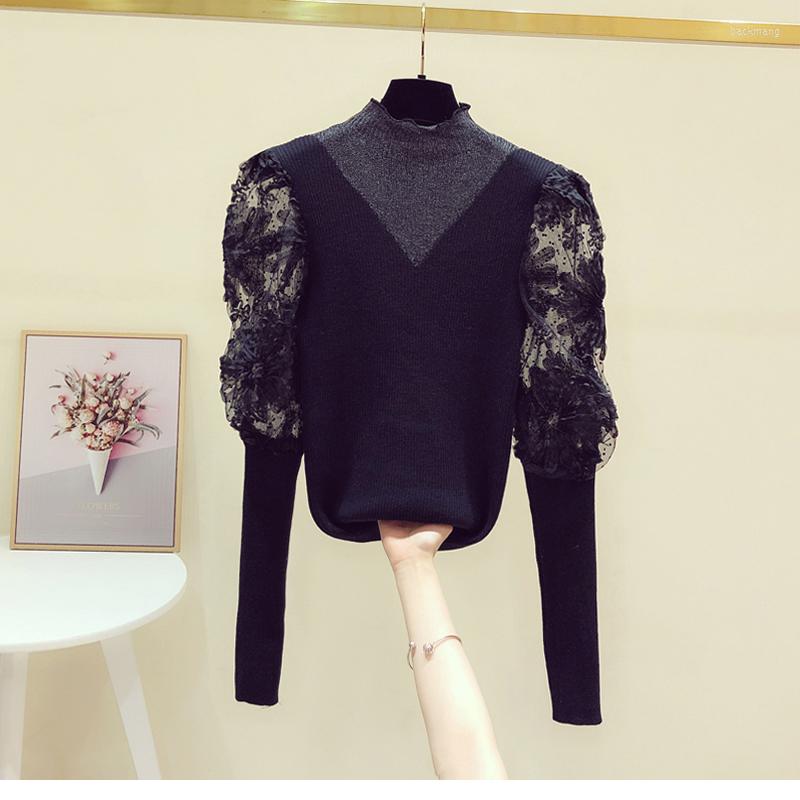 Women' Sweaters Lantern Sleeve Knitted Sweater Women' 2022 Products Fitted Oomen, Black
Women' Sweaters Lantern Sleeve Knitted Sweater Women' 2022 Products Fitted Oomen, Black