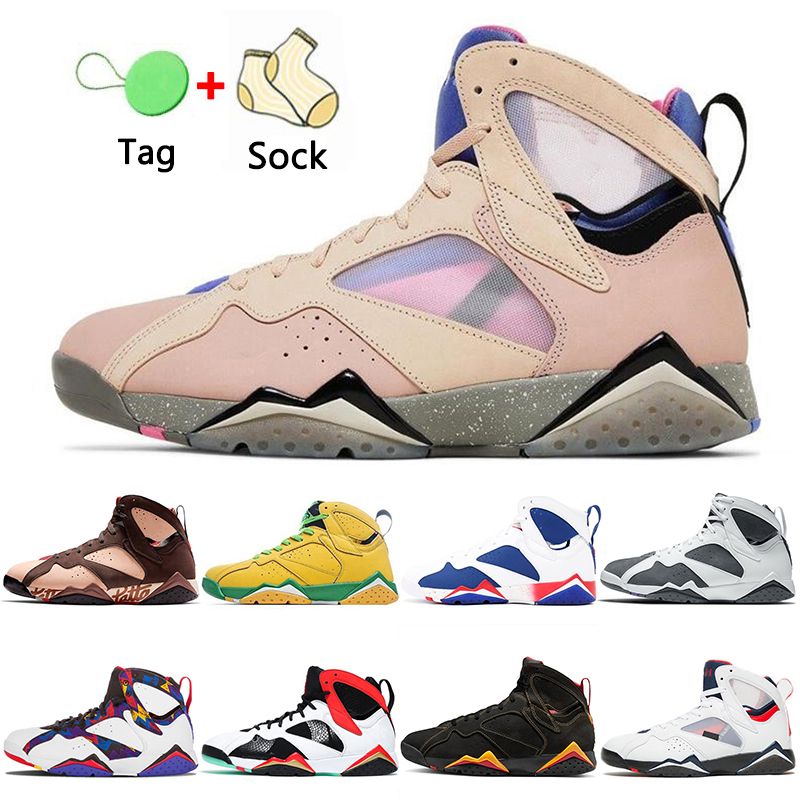 2022 Fashion Jumpman 7 7s Citrus Men Women Basketball Shoes Tinker Alternate French Blue Oregon Patta Sapphire Trainers Burgundy Sweater Bordeaux Sports Sneakers, #a12 40-45
2022 Fashion Jumpman 7 7s Citrus Men Women Basketball Shoes Tinker Alternate French Blue Oregon Patta Sapphire Trainers Burgundy Sweater Bordeaux Sports Sneakers, #a12 40-45