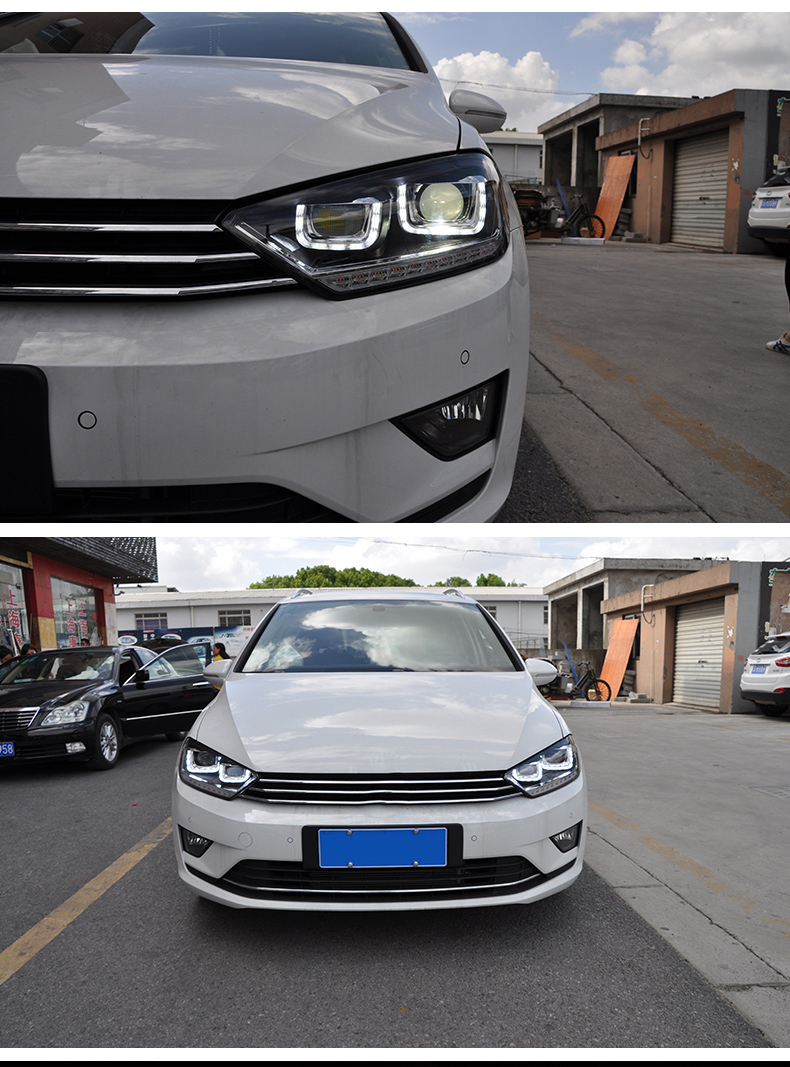 Car Styling Head Lights For V W LED Headlight 2013-20 19 Golf Sportsvan LED Turn Signal Headlights Daytime Running Light