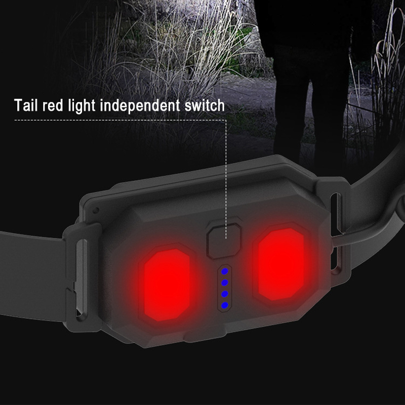 New COB LED Headlamp Soft Light Night Running Small USB Charging Floodlight Camping Lamp Fishing Headlight