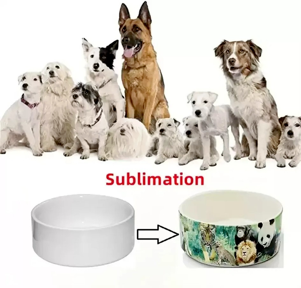 Sublimation Blanks Dog Bowl Ceramic Dog Food Bowl Pets Feeder and Water Bowl for Small Medium Dogs DIY sxmy25
Sublimation Blanks Dog Bowl Ceramic Dog Food Bowl Pets Feeder and Water Bowl for Small Medium Dogs DIY sxmy25