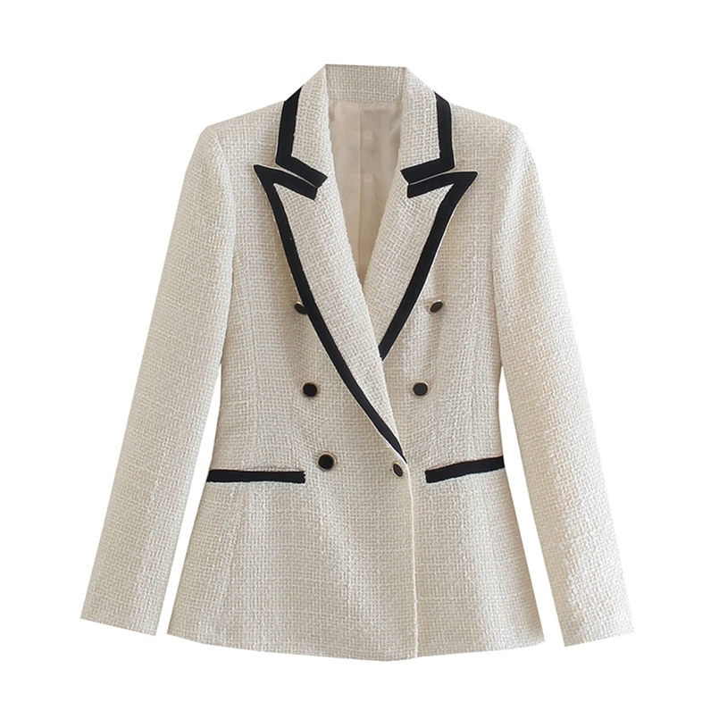 Pink Blazer Office Lady Plaid Fashion Double-breasted Oversized Long Sleeve Pocket Top traf Women's jacket blazer mujer 220402, Photo color
Pink Blazer Office Lady Plaid Fashion Double-breasted Oversized Long Sleeve Pocket Top traf Women's jacket blazer mujer 220402, Photo color
