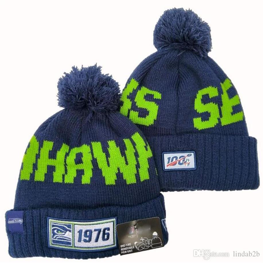 New 2020 Seahawks Beanie Sideline Script Cuffed Knit Hat Pom Women Men Sport Knit Hat All Team Adult Knitted Wool Skull Cap 1000 285b
New 2020 Seahawks Beanie Sideline Script Cuffed Knit Hat Pom Women Men Sport Knit Hat All Team Adult Knitted Wool Skull Cap 1000 285b