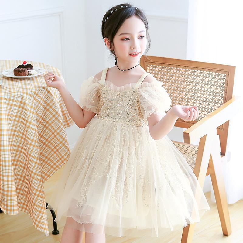 Girl's Dresses Girls Shoulderless Dress For Kids Princess Birthday Party Gown Sling Sequined Wedding Children Vintage Clothes 2-8YGirl's, Ivory
Girl's Dresses Girls Shoulderless Dress For Kids Princess Birthday Party Gown Sling Sequined Wedding Children Vintage Clothes 2-8YGirl's, Ivory