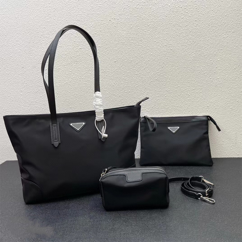 Original single tote bag handbag large capacity three-piece designer canvas bag high quality fashion light small triangle letter decoration 38cm, Black
Original single tote bag handbag large capacity three-piece designer canvas bag high quality fashion light small triangle letter decoration 38cm, Black