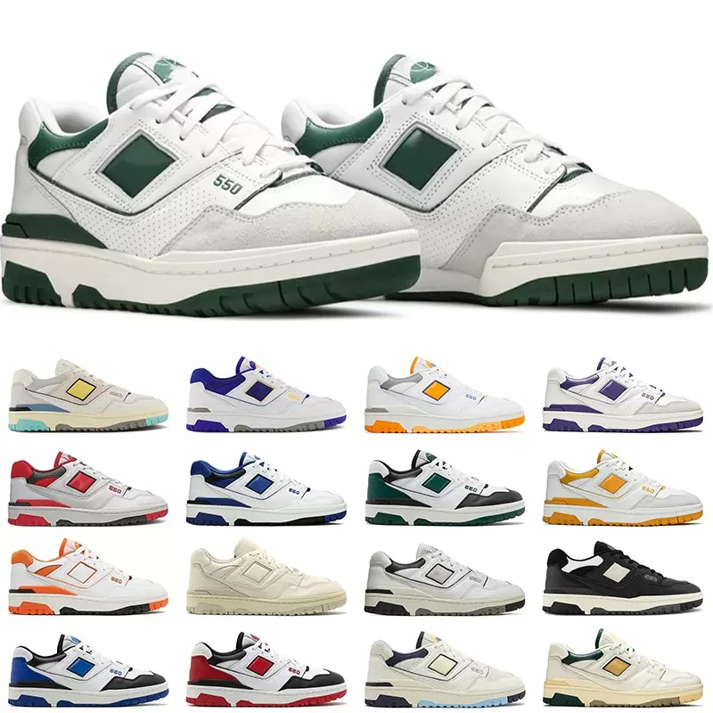 Sports shoes men women new ballance shoes b550 sneakers White Green Sea Salt Black UNC Oreo Burgundy Purple Cream
Sports shoes men women new ballance shoes b550 sneakers White Green Sea Salt Black UNC Oreo Burgundy Purple Cream