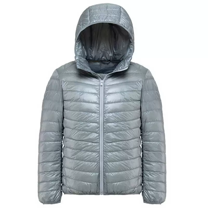 Down Jacket Men Autumn Winter Casual Hooded White Duck Down Jackets Mens Outwear UltraLight Warm Coats, Stand collar grey
Down Jacket Men Autumn Winter Casual Hooded White Duck Down Jackets Mens Outwear UltraLight Warm Coats, Stand collar grey