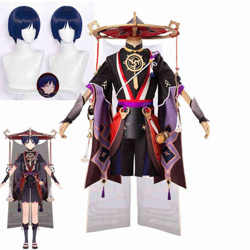 Genshin Impact Scaramouche Cosplay Costumes Game Suit Batl Outfit Uniform Genshin Impact Scaramouche Cosplay Wig Party Dress H220801, Packing bag
Genshin Impact Scaramouche Cosplay Costumes Game Suit Batl Outfit Uniform Genshin Impact Scaramouche Cosplay Wig Party Dress H220801, Packing bag
