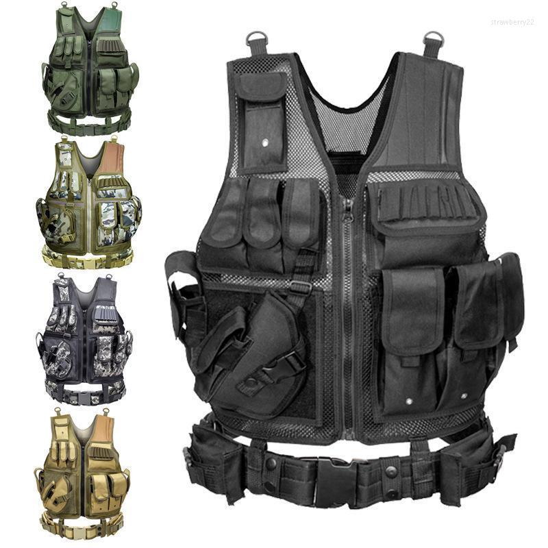 Men's Vests Tactical Vest Military Combat Armor S Mens Hunting Army Adjustable Outdoor CS Training Stra22, Black
Men's Vests Tactical Vest Military Combat Armor S Mens Hunting Army Adjustable Outdoor CS Training Stra22, Black