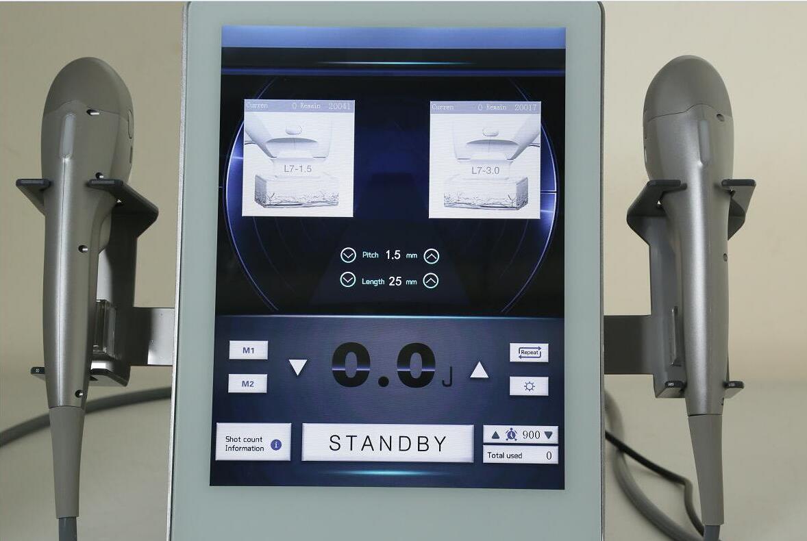 Directly result 7d HIFU slimming 7 cartridges 20000 shots Facial anti-aging portable facel lifting wrinkle removal repairing skin damage anti-age beau