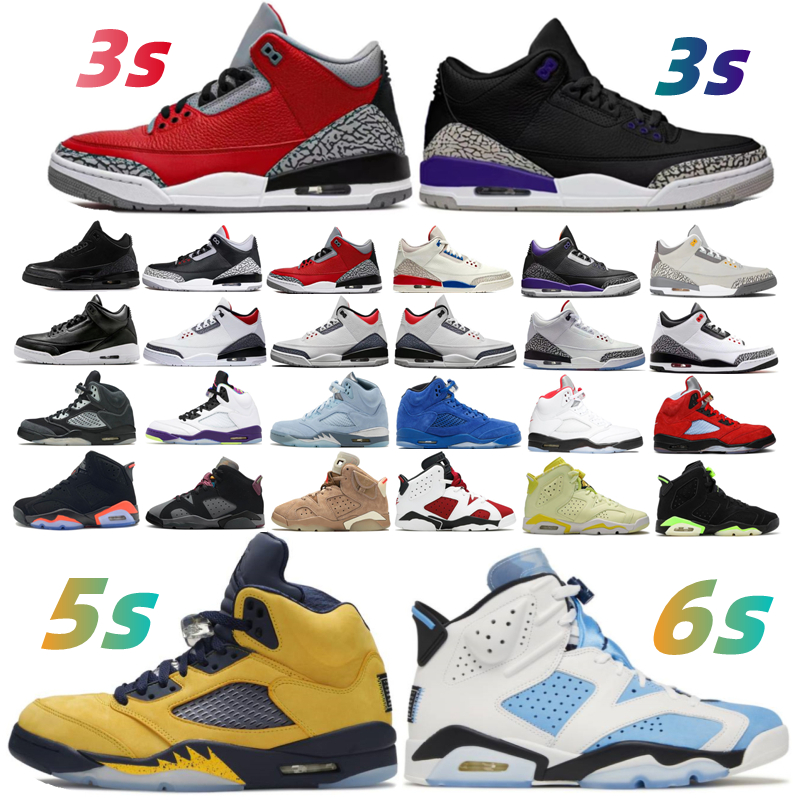 2022 Top Quality Cardinal Red 3s 5s 6s Basketball Shoes Bluebird Concord Fire Easter 3 5 6 Racer Blue Cool Grey Pine Green True Men Sports Sneakers Trainers size 40-46, Box
2022 Top Quality Cardinal Red 3s 5s 6s Basketball Shoes Bluebird Concord Fire Easter 3 5 6 Racer Blue Cool Grey Pine Green True Men Sports Sneakers Trainers size 40-46, Box