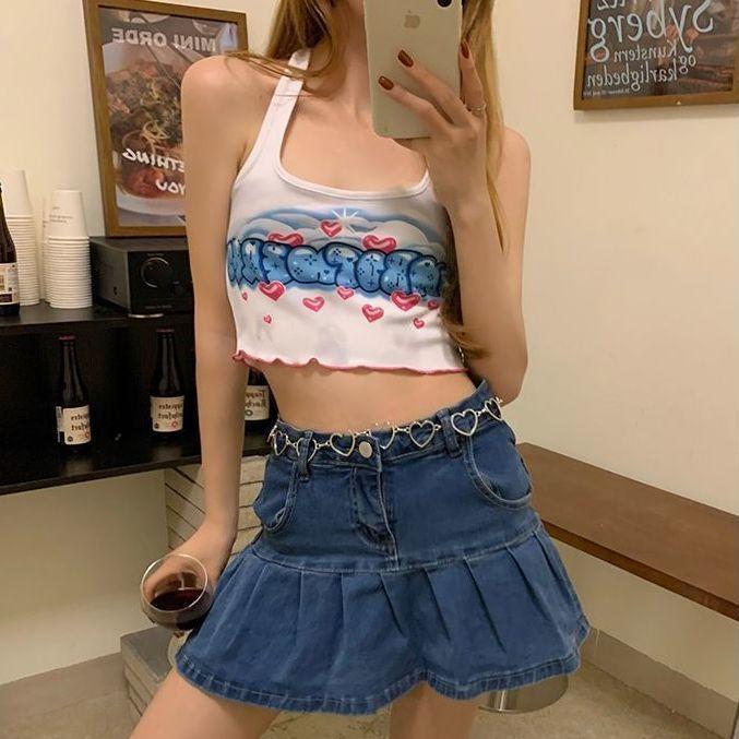 Women' Tanks & Camis Summer Cotton Women' Vest Women Letter Embroidery Tank Top Fashion Sleeveless Crop For LadiesWomen, White
Women' Tanks & Camis Summer Cotton Women' Vest Women Letter Embroidery Tank Top Fashion Sleeveless Crop For LadiesWomen, White