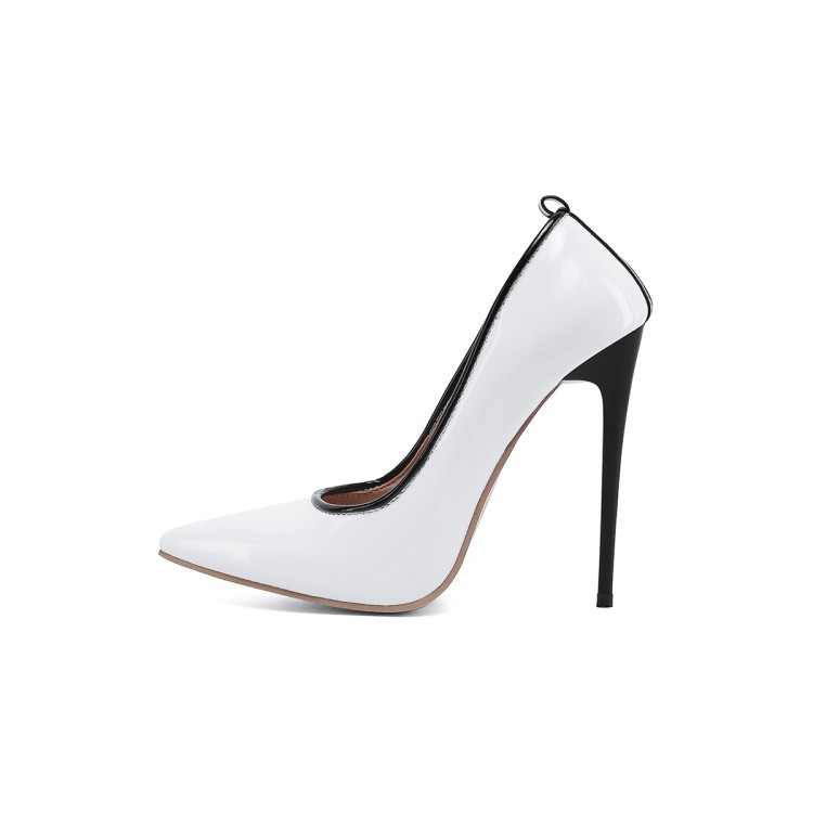 2022 spring new stiletto high heel sandals 12cm pointed toe shoes women, Red