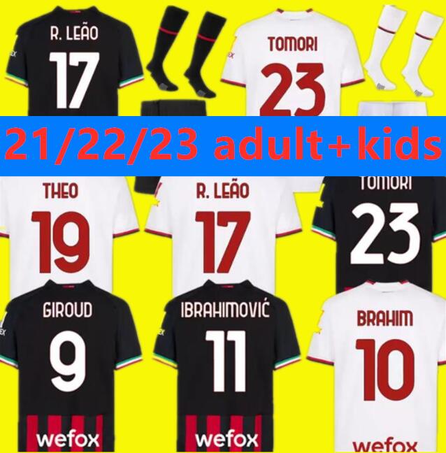 22 23 TOMORI AC Soccer Jersey 4TH IBRAHIMOVIC GIROUD KESSIE TONALI ROMAGNOLI MILANs jersey 2022 2023 CALHANOGLU REBIC MILAN football shirt men adult kids kit set, 10
22 23 TOMORI AC Soccer Jersey 4TH IBRAHIMOVIC GIROUD KESSIE TONALI ROMAGNOLI MILANs jersey 2022 2023 CALHANOGLU REBIC MILAN football shirt men adult kids kit set, 10