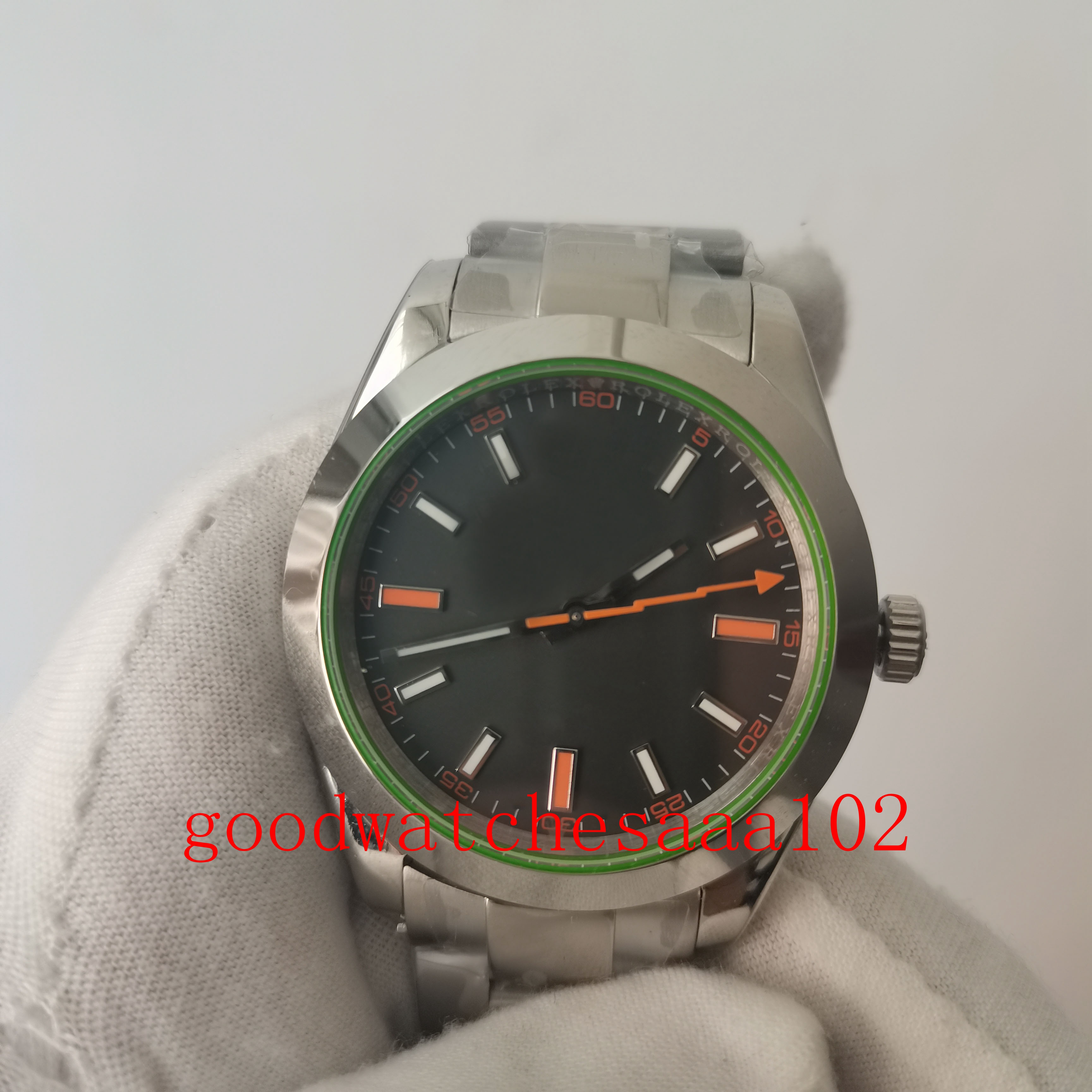 u1 Top High Quality slim men watch 116400 40mmBlack Dial ETA 2813 Movement Stainless Steel bracelet Automatic Mens Watch Watches, Black
u1 Top High Quality slim men watch 116400 40mmBlack Dial ETA 2813 Movement Stainless Steel bracelet Automatic Mens Watch Watches, Black