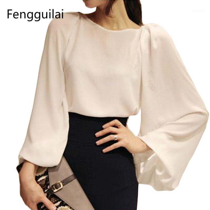 Pure White Blouse Blusa Chiffon Women Office Shirt Puff Long Sleeve Blouses Blusas Femininas Formal Ladies Tops Women's & Shirts
Pure White Blouse Blusa Chiffon Women Office Shirt Puff Long Sleeve Blouses Blusas Femininas Formal Ladies Tops Women's & Shirts