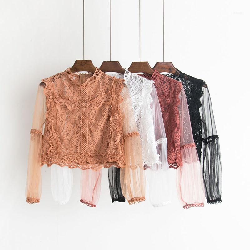 Women Summer Lantern Sleeve Hollow Out Lace Flower Shirt Casual Short Slim Mesh Gauze Voile Pullover Tulle Zipper Blouse Tops Women's, Women blouse
Women Summer Lantern Sleeve Hollow Out Lace Flower Shirt Casual Short Slim Mesh Gauze Voile Pullover Tulle Zipper Blouse Tops Women's, Women blouse