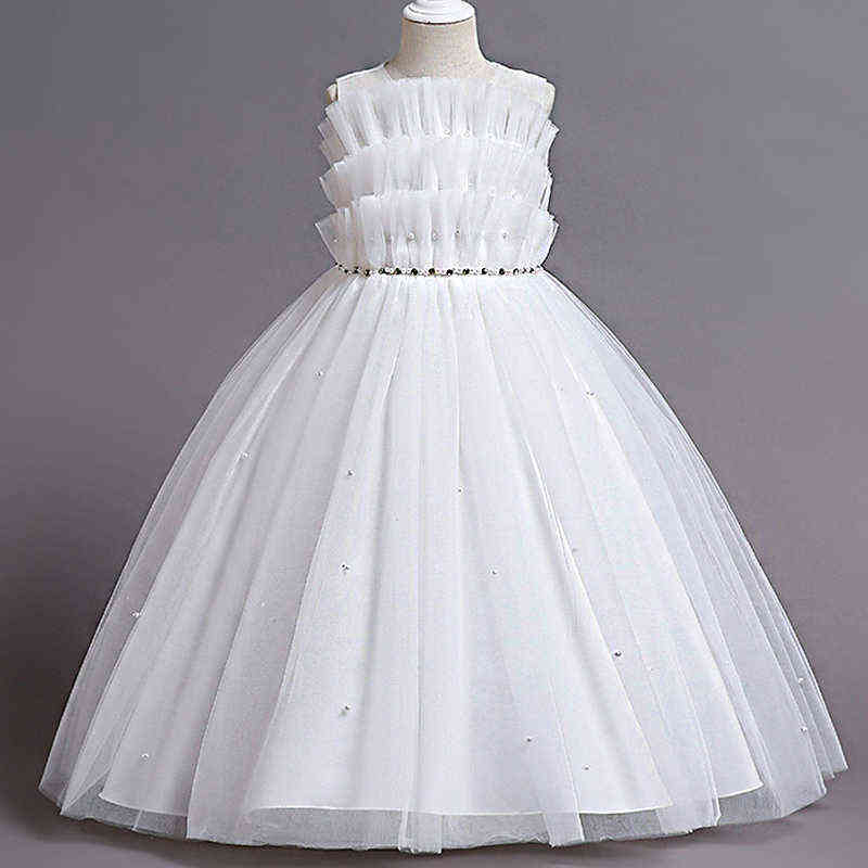 summer Girls Dresses Birthday party Formal Evening Gown Princess Dress Flower Girls teens Children Clothing For Girl Clothes Y220510