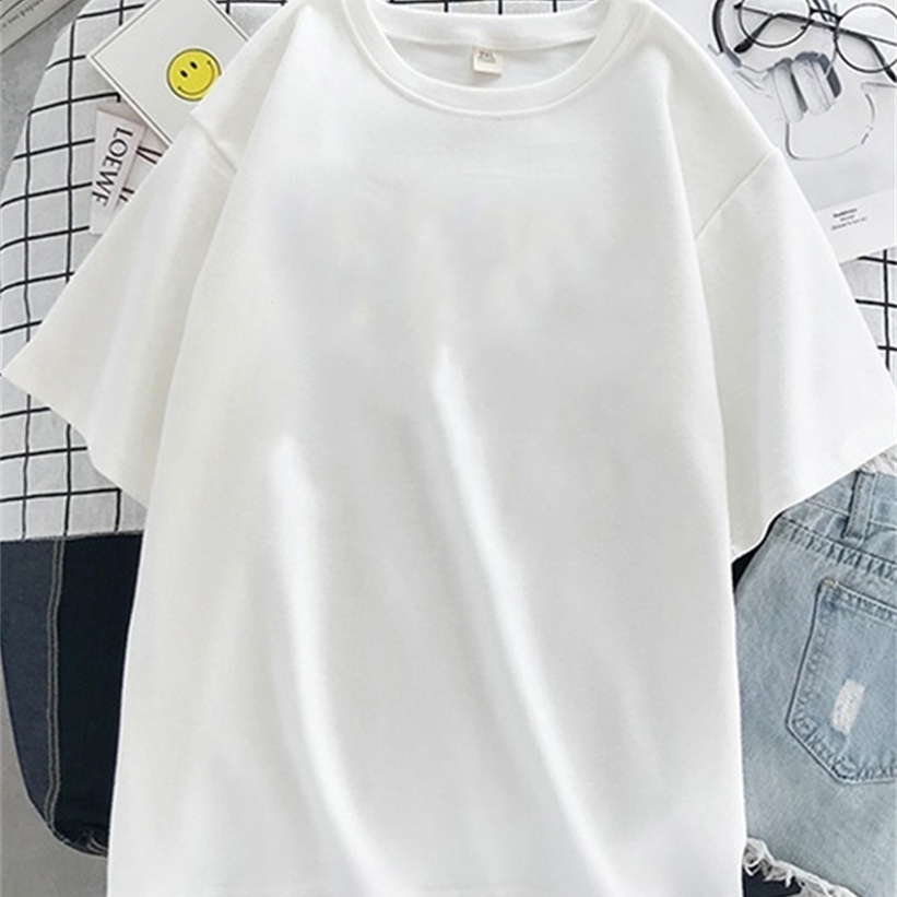 Summer short sleeve round neck black white solid color large casual our girl's t-shirt clothing 220322, Orange
Summer short sleeve round neck black white solid color large casual our girl's t-shirt clothing 220322, Orange