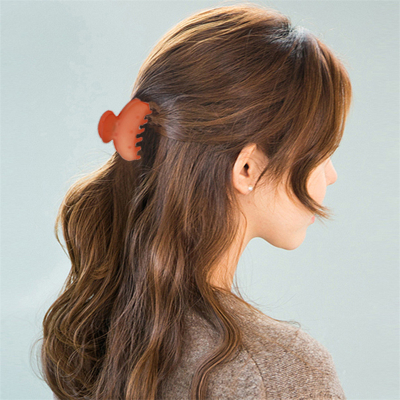 Length 5.5 CM Candy Color Semicircle Hair Clamp Female Frosted Medium Size Hair Claw Clips Plastic Hairpins For Women Bath Ponytail Scrunchies Headdress Accessories
Length 5.5 CM Candy Color Semicircle Hair Clamp Female Frosted Medium Size Hair Claw Clips Plastic Hairpins For Women Bath Ponytail Scrunchies Headdress Accessories