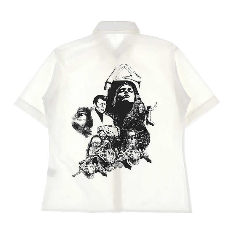 Men's Casual Shirts RAF 2004ss religious collection archive summer white short sleeve printed casual shirt for men and women
Men's Casual Shirts RAF 2004ss religious collection archive summer white short sleeve printed casual shirt for men and women