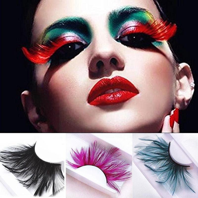 False Eyelashes 1pc Feather 3D Thick Winged Natural Long Eyeashes Show Makeup Halloween Lash Nightclub Xmas Party E E2K2False
False Eyelashes 1pc Feather 3D Thick Winged Natural Long Eyeashes Show Makeup Halloween Lash Nightclub Xmas Party E E2K2False