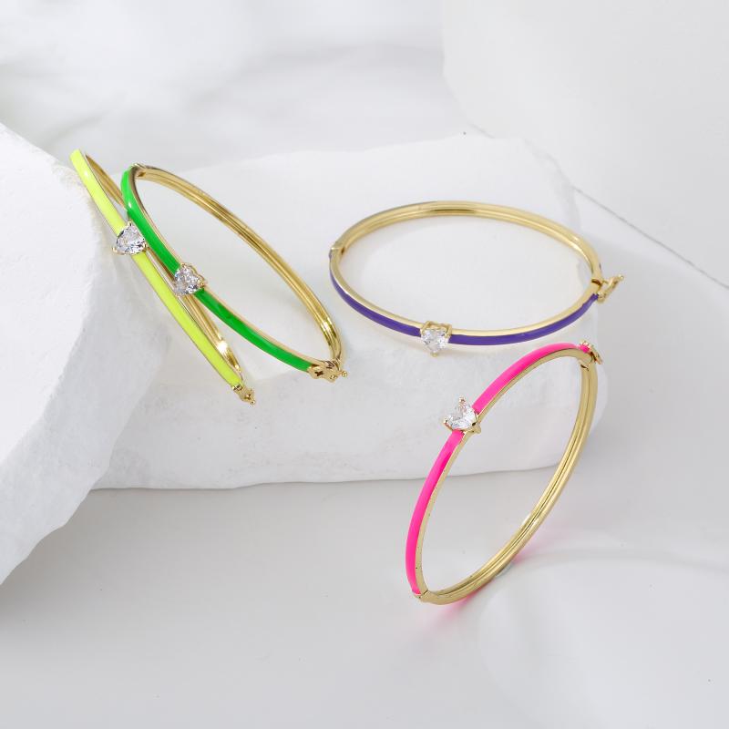 Bangle Love Heart Candy Bracelet For Women Girls Rose Neon Green Enamel Gold Color Infinity Jewelry WholesaleBangle
Bangle Love Heart Candy Bracelet For Women Girls Rose Neon Green Enamel Gold Color Infinity Jewelry WholesaleBangle