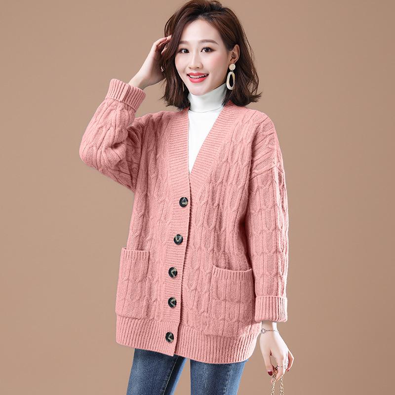 Women's Knits & Tees Ladies Autumn Winter Women Harajuku Mid-Length Cardigan Casual Solid Button Warm Retro Sweater Female Knitted Jacket Po, Blue
Women's Knits & Tees Ladies Autumn Winter Women Harajuku Mid-Length Cardigan Casual Solid Button Warm Retro Sweater Female Knitted Jacket Po, Blue
