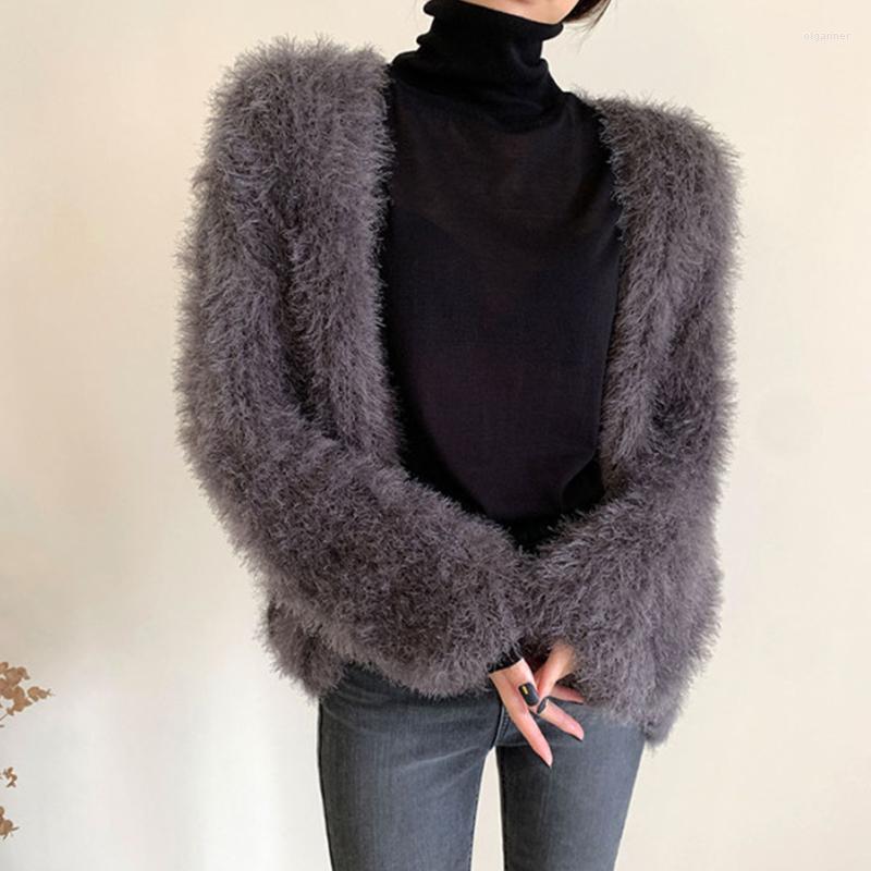 Women's Knits & Tees Women Grey Simplicity Korean Knitting Sweater Cardigan Long Sleeves Casual Vintage Fashion Baggy Ladies Outerwear Tops, Dark grey
Women's Knits & Tees Women Grey Simplicity Korean Knitting Sweater Cardigan Long Sleeves Casual Vintage Fashion Baggy Ladies Outerwear Tops, Dark grey