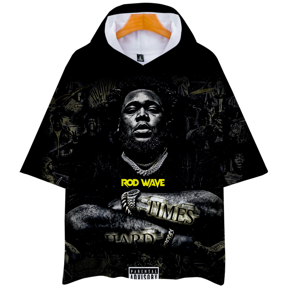Rapper Rod Wave 3D Print Oversized T Shirt Men Summer Fashion Short Sleeve Hooded T-shirt Harajuku Hip Hop Streetwear Clothing, 001
Rapper Rod Wave 3D Print Oversized T Shirt Men Summer Fashion Short Sleeve Hooded T-shirt Harajuku Hip Hop Streetwear Clothing, 001