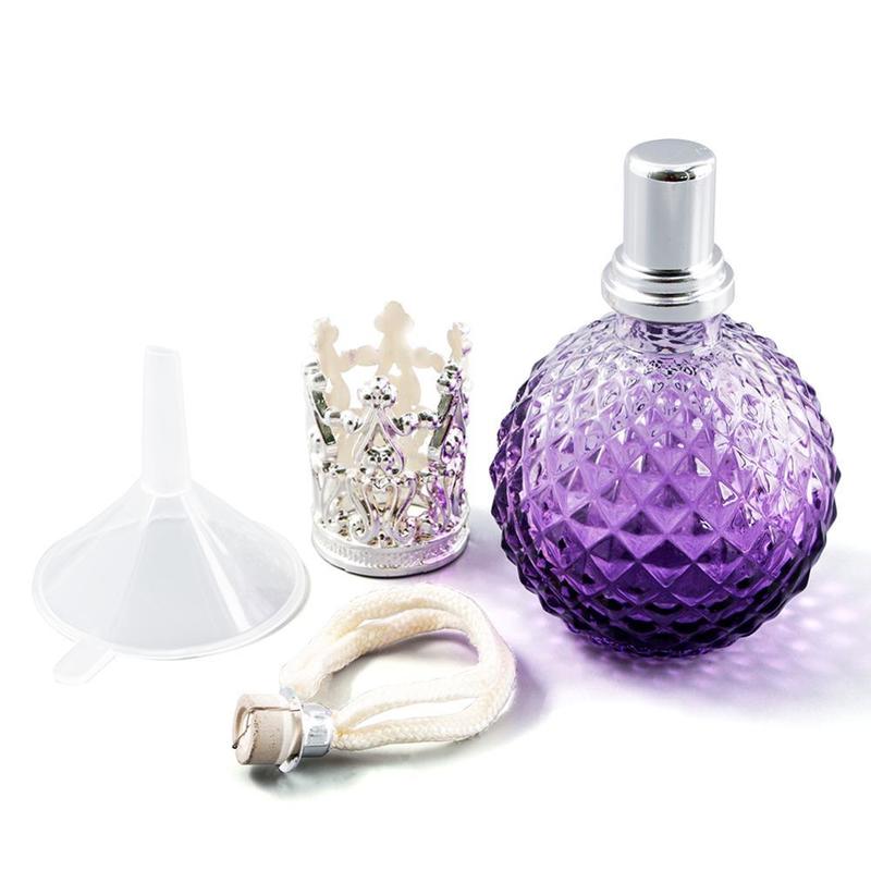 100ml Purple / Pink Pineapple Fragrance Diffuser Aromatherapy Oil Tan Lamp Kit 220711