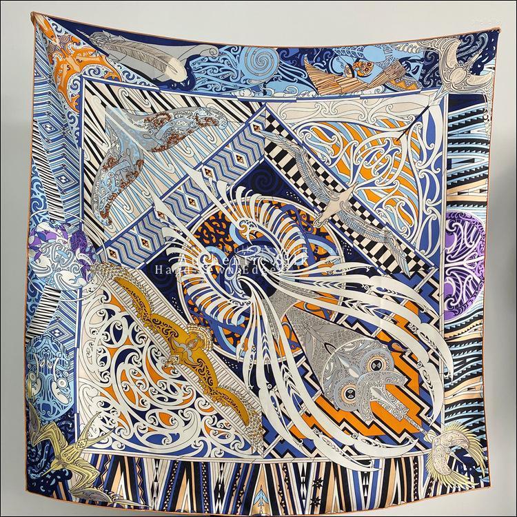 Scarves Pure Mulberry-Silk Scarf 140 Hand Rolled Edge Extra Large Authentic Silk Female Designer Shawl "Kawa Ora"Scarves Shel22
Scarves Pure Mulberry-Silk Scarf 140 Hand Rolled Edge Extra Large Authentic Silk Female Designer Shawl "Kawa Ora"Scarves Shel22