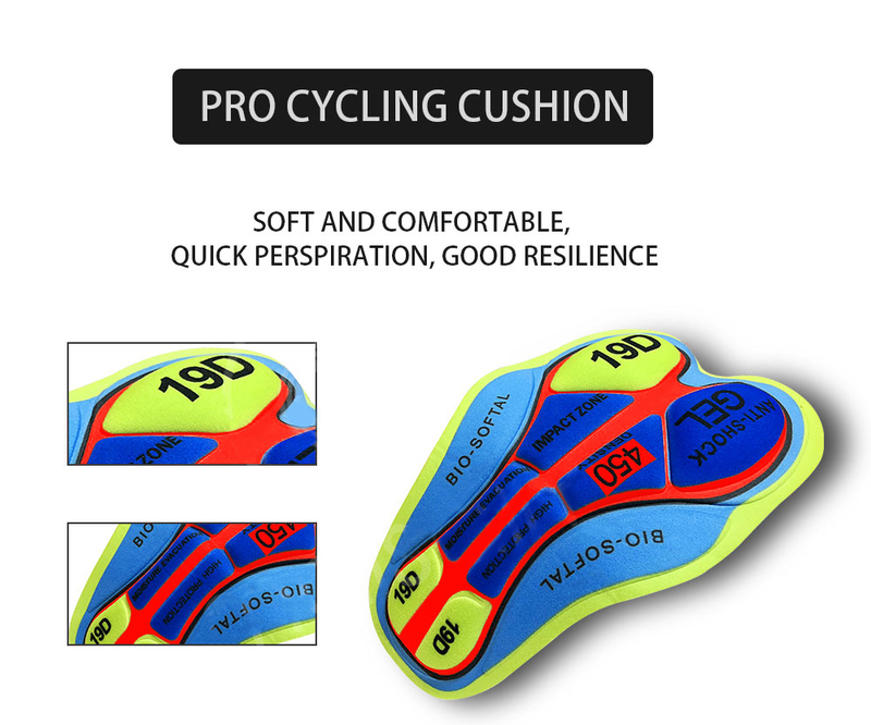 KUOTA Cycling Shorts Men woman 19D Anti Slip Padded Gel Bicycle Mountain Bike Short Pants Culotes Ciclismo 220708