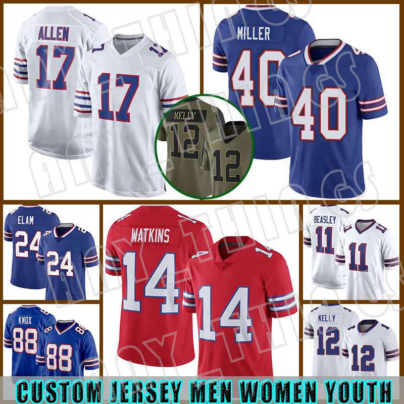 17 Josh Allen 40 Von Miller 14 Stefon Diggs Football Jerseys 13 Gabriel Davis Kaiir Elam Dawson Knox James Cook Tre'Davious White Jim Kelly Billes Bruce Smith Buffalos, Custom women(b e)
17 Josh Allen 40 Von Miller 14 Stefon Diggs Football Jerseys 13 Gabriel Davis Kaiir Elam Dawson Knox James Cook Tre'Davious White Jim Kelly Billes Bruce Smith Buffalos, Custom women(b e)