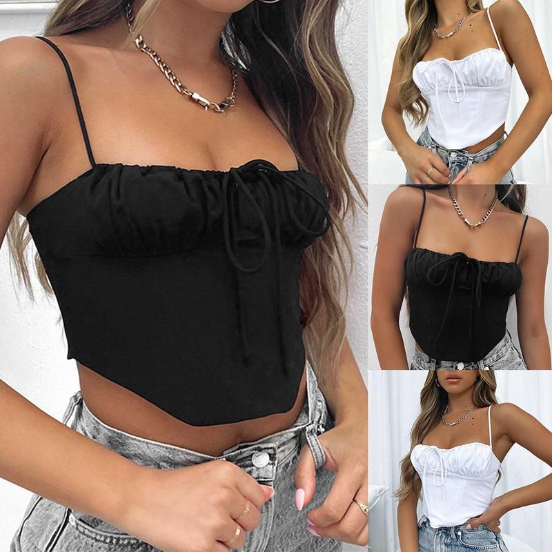Women's Tanks & Camis -Summer Ladies Irregular Vest Fashion Sleeveless Strapless Ruffle Slim Crop Tops CamisoleWomen's, White
Women's Tanks & Camis -Summer Ladies Irregular Vest Fashion Sleeveless Strapless Ruffle Slim Crop Tops CamisoleWomen's, White