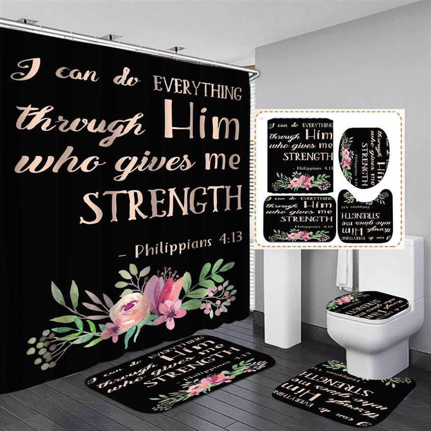2021 new Bathroom Sets Shower Curtain Set 4 Pieces a Set Waterproof Washroom Bath Curtains Lid Toilet Cover Mat Non-Slip Pedestal 226Q
2021 new Bathroom Sets Shower Curtain Set 4 Pieces a Set Waterproof Washroom Bath Curtains Lid Toilet Cover Mat Non-Slip Pedestal 226Q