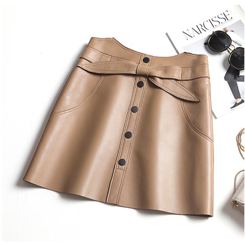 Skirts Genuine 2022 Fashion Kawaii Black And Khaki Real Sheepskin Leather Mini Skirt Sexy Women Streetwear
Skirts Genuine 2022 Fashion Kawaii Black And Khaki Real Sheepskin Leather Mini Skirt Sexy Women Streetwear