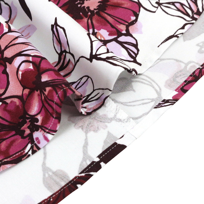 Arrival Summer A Line Vintage Floral Skirt 50s Pin up Style Rockabilly Swing Women Retro High Waist Midi 220317