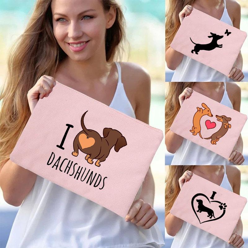 Cosmetic Bags & Cases Cute Dachshund Print Outdoor Girl Makeup Bag Women Travel Toiletries Organizer Female Storage Make Up GiftsCosmetic, W03039-tbpk-d
Cosmetic Bags & Cases Cute Dachshund Print Outdoor Girl Makeup Bag Women Travel Toiletries Organizer Female Storage Make Up GiftsCosmetic, W03039-tbpk-d