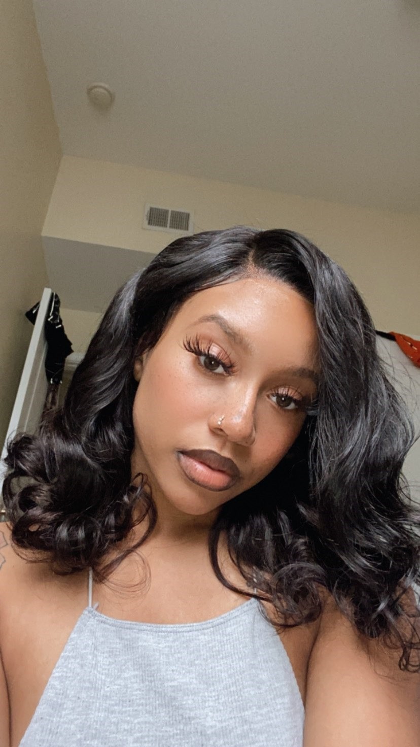 Human Hair Wigs Short Bob Wig For Black Women Brazilian Pre Plucked With Baby Hair Body Wave