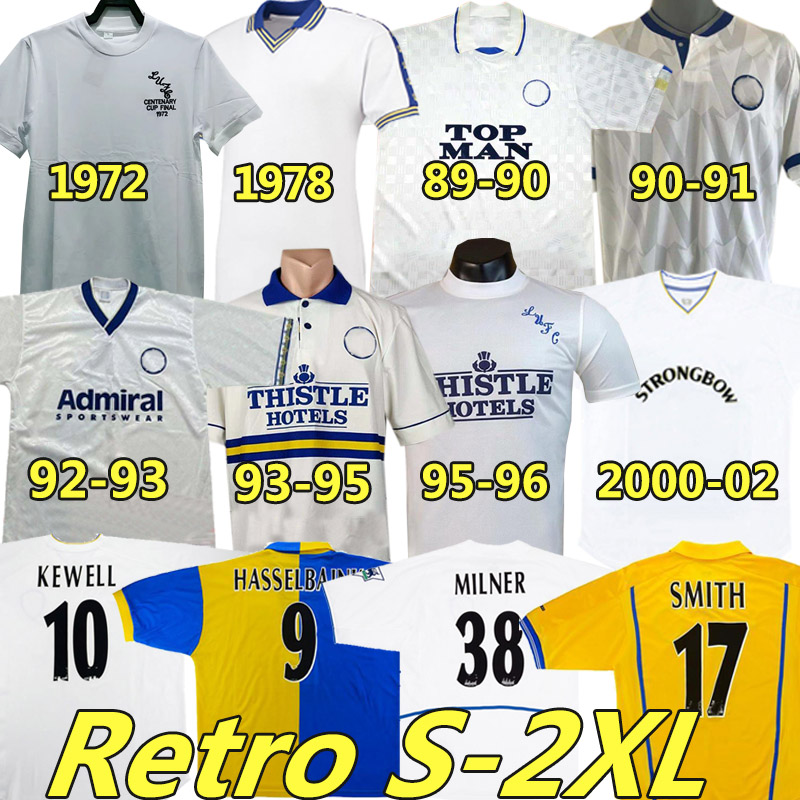 HASSELBAINK LEEDS Retro Soccer Jerseys United 1972 78 89 90 91 92 93 95 96 97 98 99 00 01 02 Classic Football shirt SMITH KEWELL HOPKIN BATTY MILNER VIDUKA Vintage uniform, 1972 home white
HASSELBAINK LEEDS Retro Soccer Jerseys United 1972 78 89 90 91 92 93 95 96 97 98 99 00 01 02 Classic Football shirt SMITH KEWELL HOPKIN BATTY MILNER VIDUKA Vintage uniform, 1972 home white
