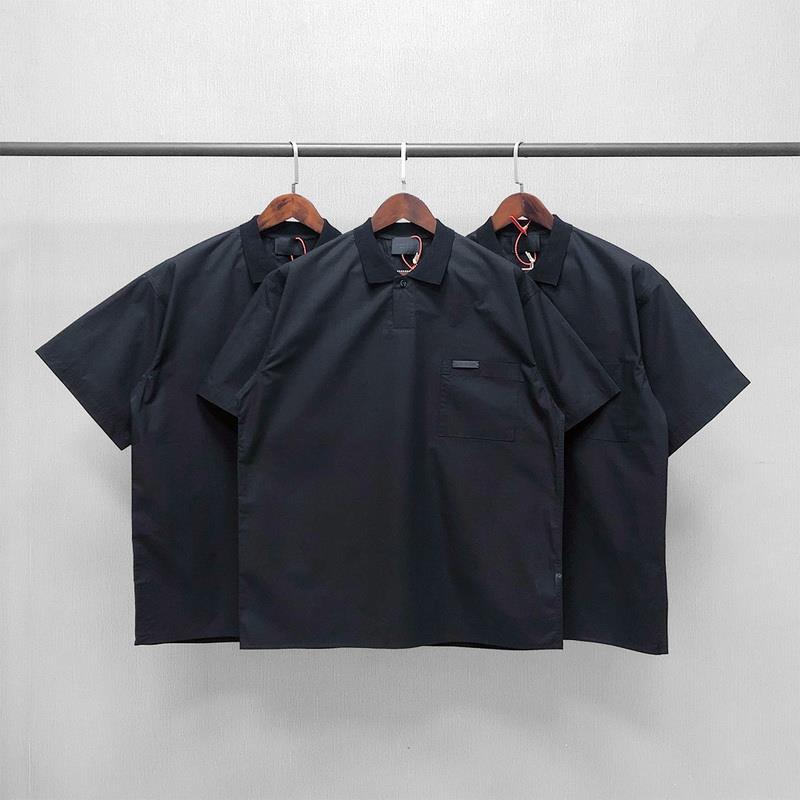 FOG designer shirt essential short-sleeved t shirt 3D letter printing lapel T-shirts American hip-hop oversize loose pullover tshirts men and women casual tops, Black
FOG designer shirt essential short-sleeved t shirt 3D letter printing lapel T-shirts American hip-hop oversize loose pullover tshirts men and women casual tops, Black