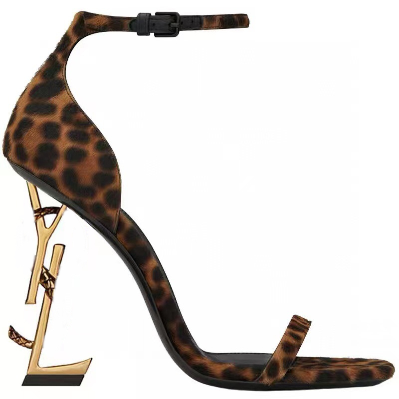 Designer High heeled Shoes Fashion Metal Leather Sandals with Temperament Wedding Banquet Party Women Shoes
Designer High heeled Shoes Fashion Metal Leather Sandals with Temperament Wedding Banquet Party Women Shoes